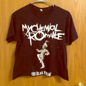 My Chemical Romance cropped tee